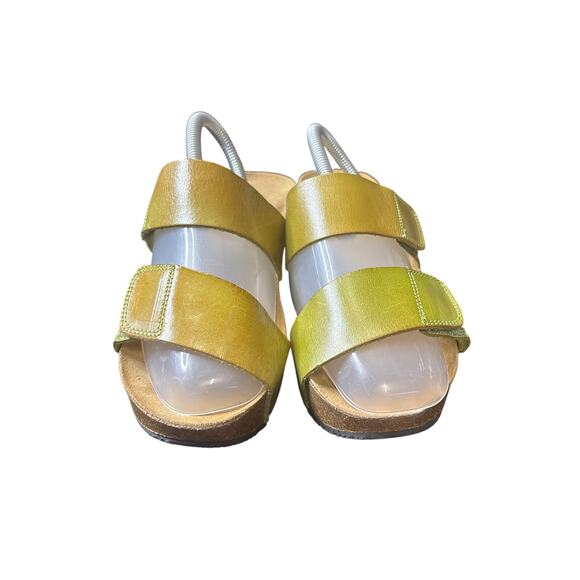 Lola sabbia olive green cork material euro size 39 US size 8 1/2 - Picture 2 of 4